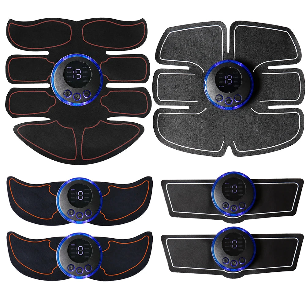 Plasturi fitness 2025: Raiuleko Plasturi pentru antrenament abdominal, braț, ABS și șold - Stimulator muscular abdominal EMS, instrument de exerciții, colecție de masaj pentru slăbire corporală