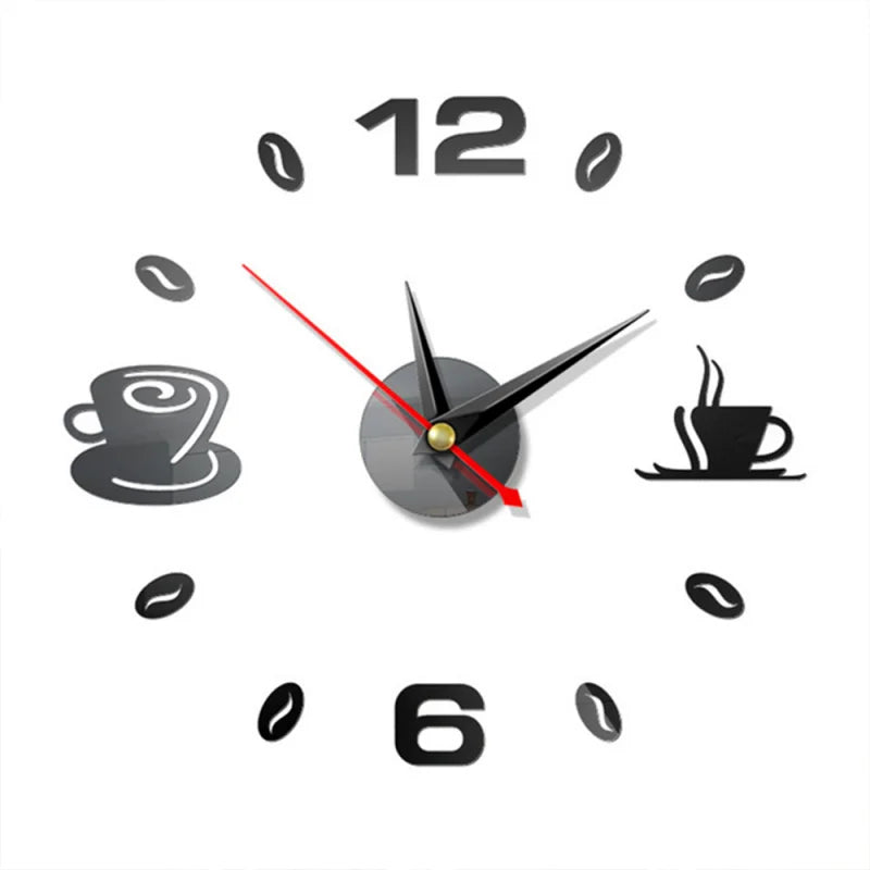 Choice 3D Wanduhr Acryl DIY - Leise Batteriebetrieb 30 cm