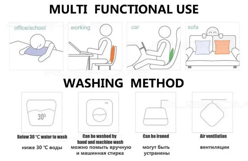 Merry Christmas Cute Cartoon Santa Claus Christmas Trees Polyester Sofa Home Decoration Pillow Cushion Cover Almofadas