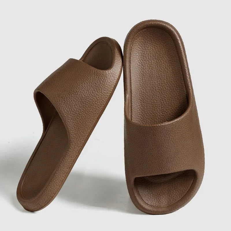 Frauen Dick Plattform Cloud Hausschuhe Sommer Strand Eva Weich Sohle Slide Sandalen Freizeit Männer Damen Innen Badezimmer Anti-Rutsch Schuhe