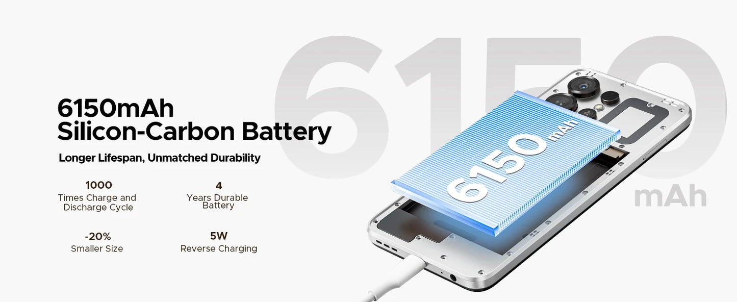 DOOGEE Note56X 6,56 Zoll Display - Akku 6150 mAh, CPU Unisoc SC9863A