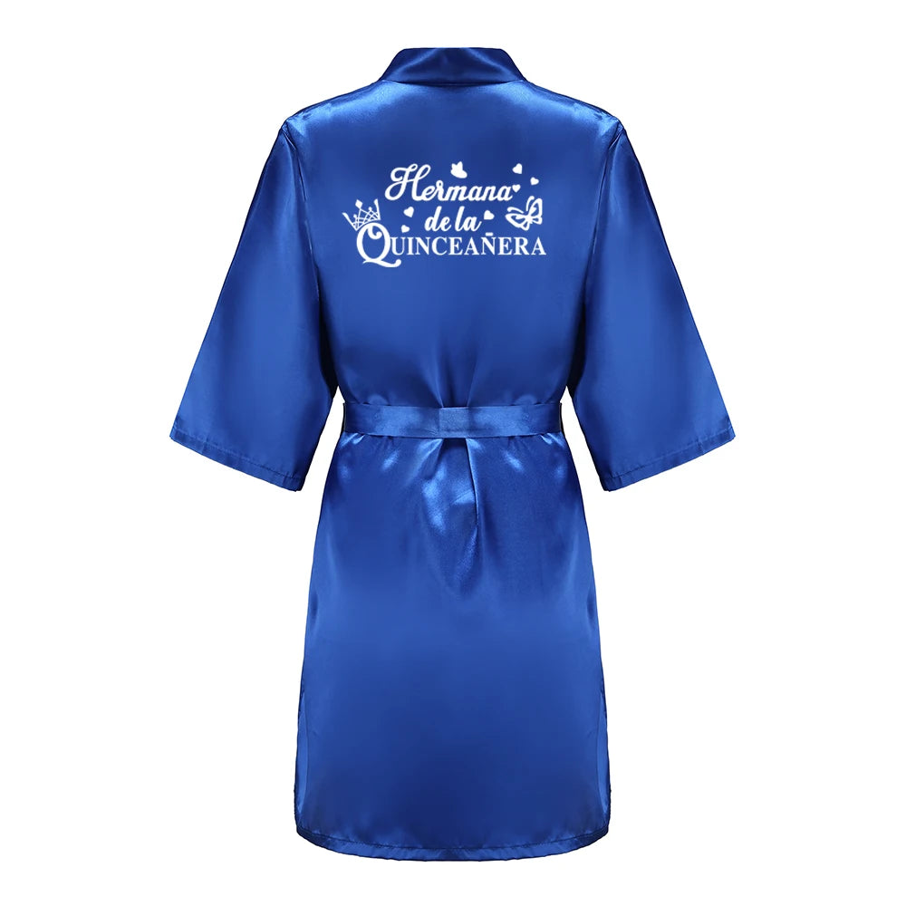 Velenta Quinceanera-Robe Größe M Knie-Länge Polyester