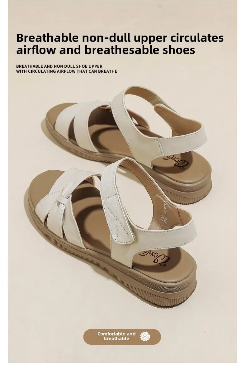 Summer Women Shoes Sandals Open Toe Walking Shoes Soft Ladies Shoes Wedge Women Shoe Party Sandal Women Female Footwear