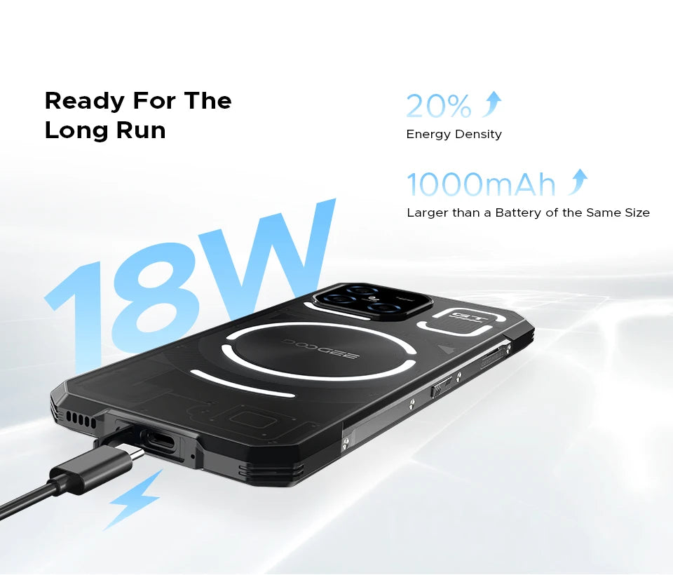 DOOGEE Blade GT Robustes 5G - 5500 mAh 18W 6.72 Zoll