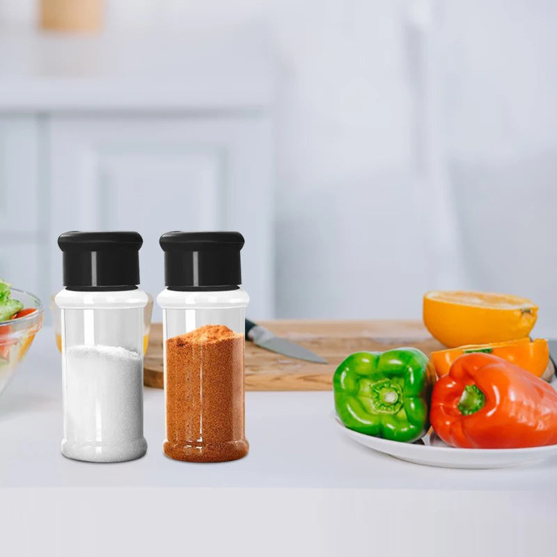 Spice Jars Set 5/10/15/20PC Jars for Spices Salt and Pepper Shaker Seasoning Jar Spice Organizer Plastic Barbecue Condiment