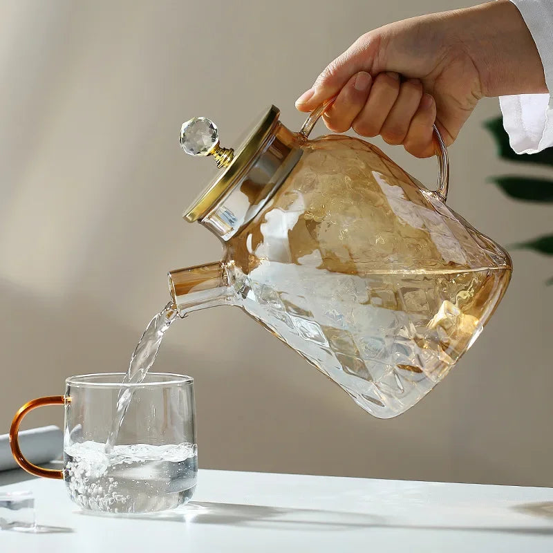 CasaBella Teekanne Mit Sieb - 1.0L Borosilikat Herd
