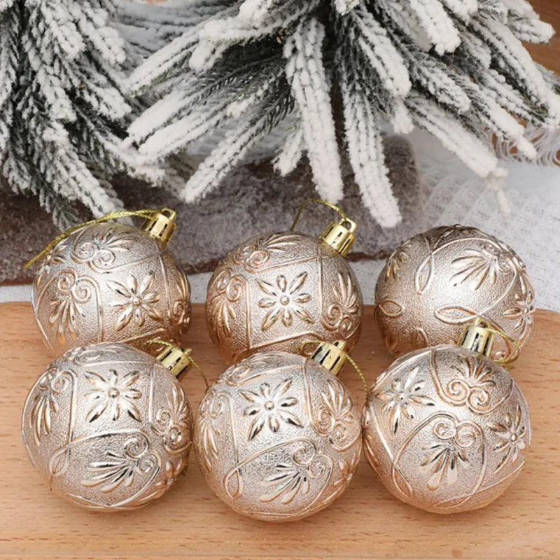 Choice Christbaumkugeln Bruchsicher - Kunststoff 6 Stück 4 cm