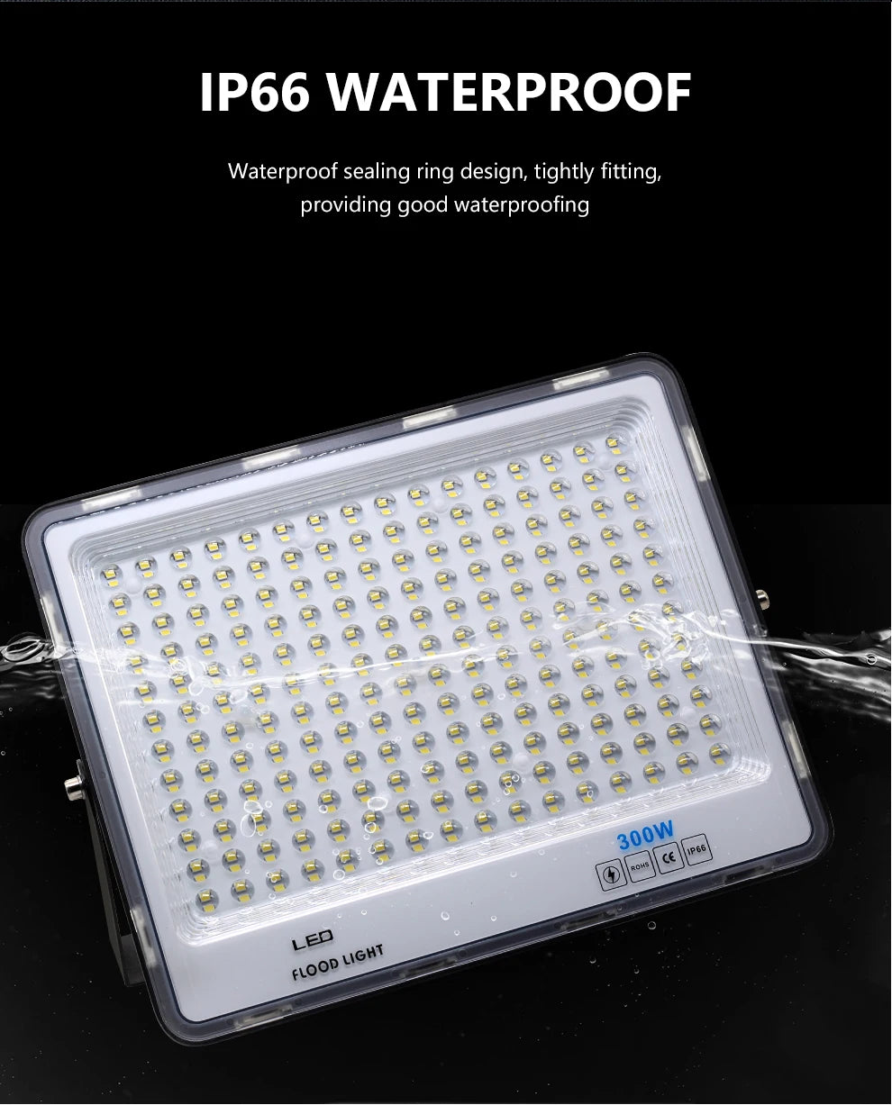 LED-Flutlicht Outdoor-Beleuchtung 220V 240V Flutlicht wasserdicht IP66 Reflektor Projecteur LED Exterieur Focus Spotlight