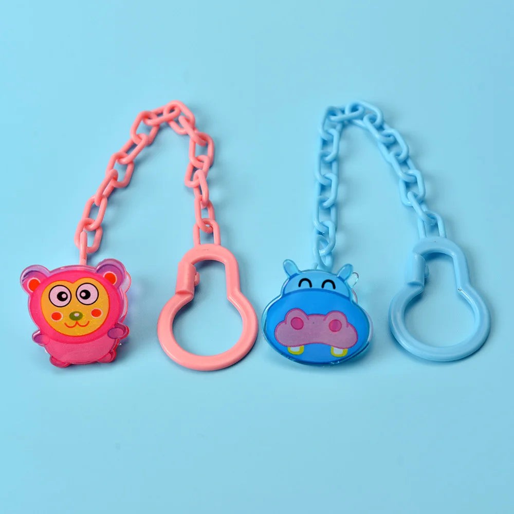 Etyakids Schnullerclip Cartoon Tiere - Clip 0-36 Monate 22cm