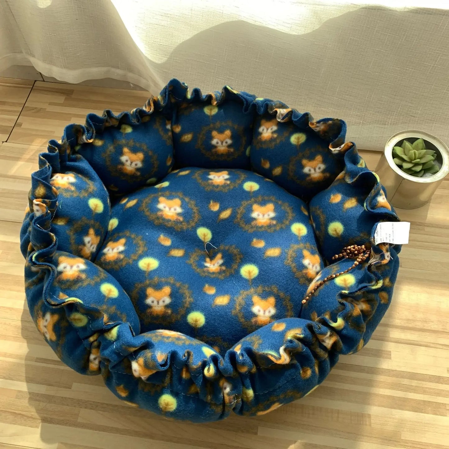 Rundes Katzen Bett 2025 - Plüsch Haus Langes Haustier Bett - Katzen Kissen Hunde Matte Warm Home Waschbar Hunde Sofa Weich Pet Accessories
