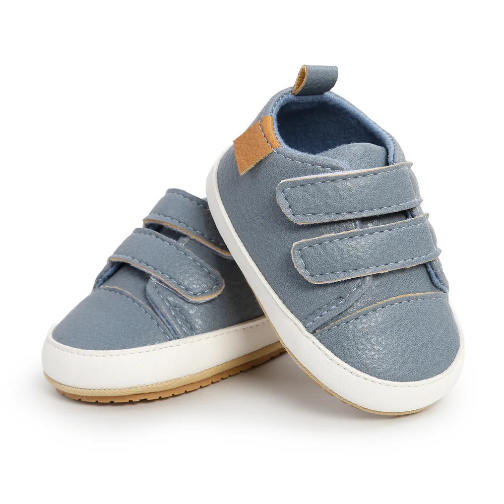 Neugeborenen Baby Schuhe 2025 - Leder Casual Rutschfest - Kleinkind Lauflernschuhe Jungen Mädchen Sneaker