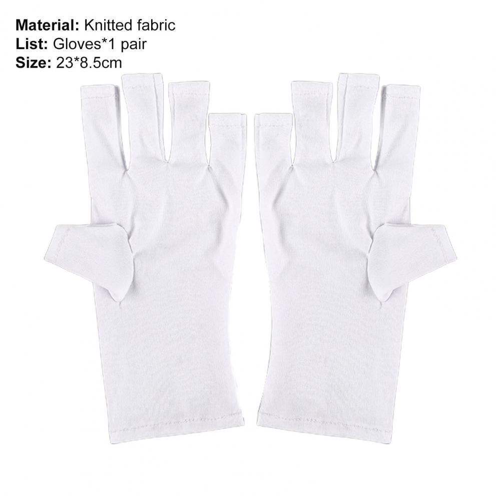 1Colors UV Handschuh LED Lampe - Größe 23 x 8.5 cm Set Nail