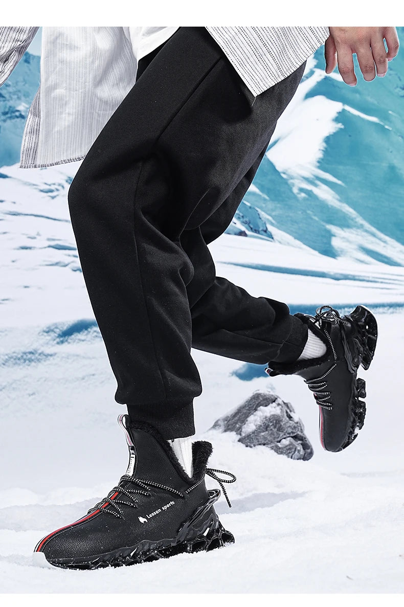 Ghete de iarnă Lexsan Allround cu șireturi, impermeabile - mărime până la gleznă, talpă antiderapantă