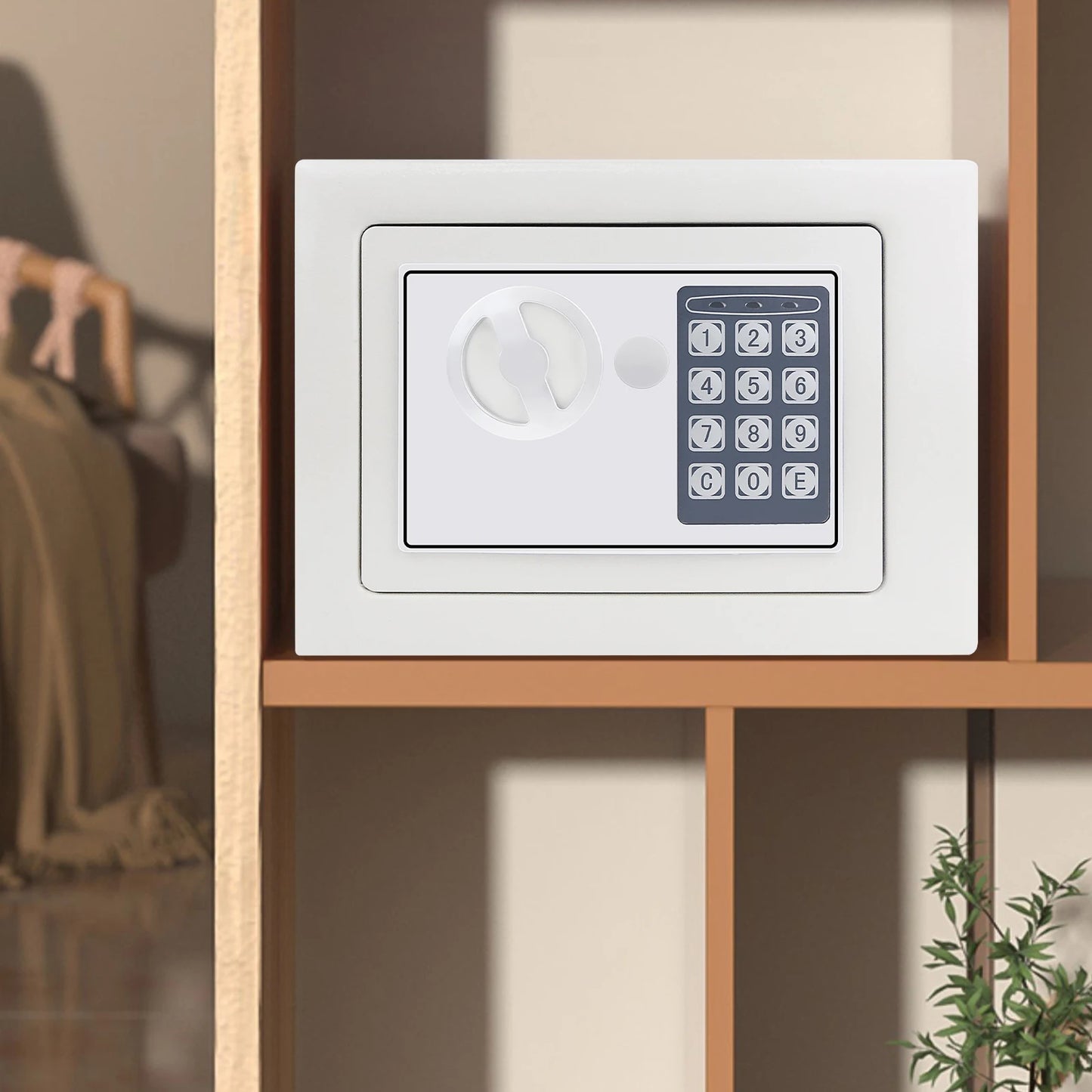 DayPlus 16L Digitaler Stahl-Safe - Elektronische Sicherheitsbox für Büro und Zuhause