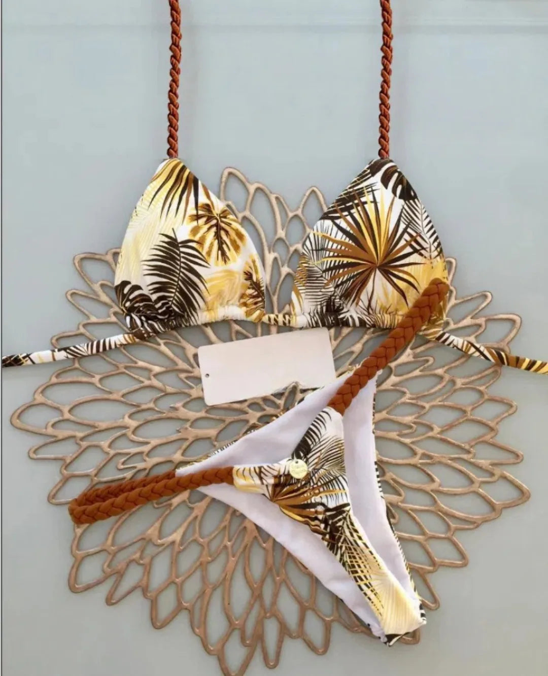 Bikini-Set: Zwei-teiliger Schwimmanzug Stylish Design Hautfreundlich - Beach-Holiday Pool Schwimmbekleidung