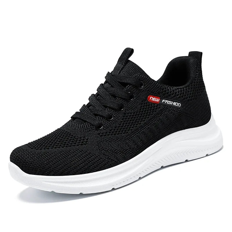 Damen 2025 Frühling Und Herbst Neu Gestrickt Damen Schuhe Schuhe Weiche Sohle Casual Sport Schuhe Für Damen Sneakers