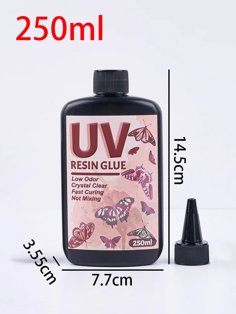 Choice UV Kleber Kristallklar - 100ml 250ml Schnellhärtend