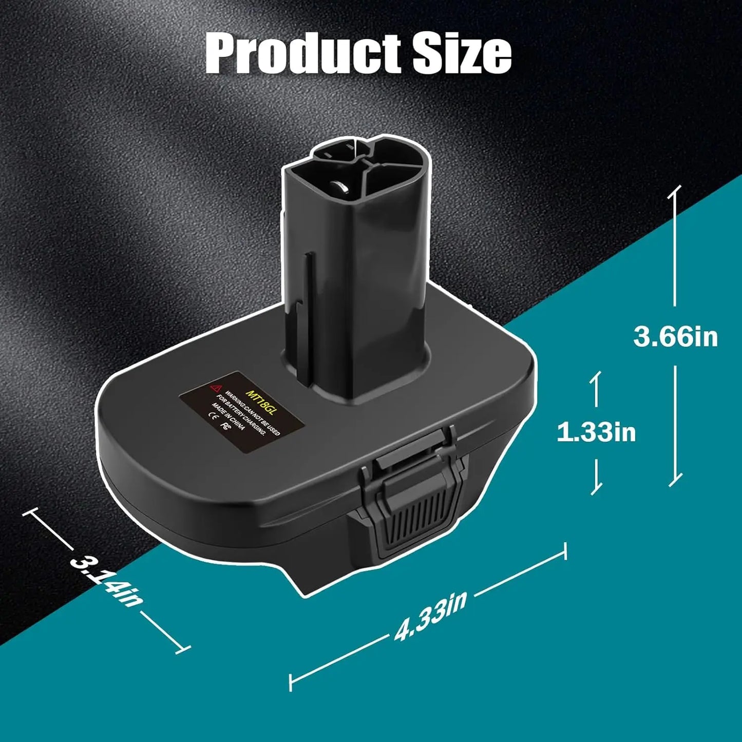 MT18GL Converter Battery Adapter for Makita 18V Li-ion Battery Convert to for Craftsman 19.2 Volt Battery Power tools Drill