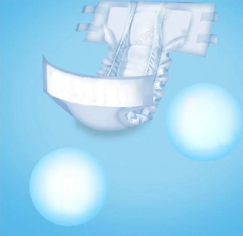 Yuyue Einwegwindel Atmungsaktiv - 10 Stk, Groß, Saugstark