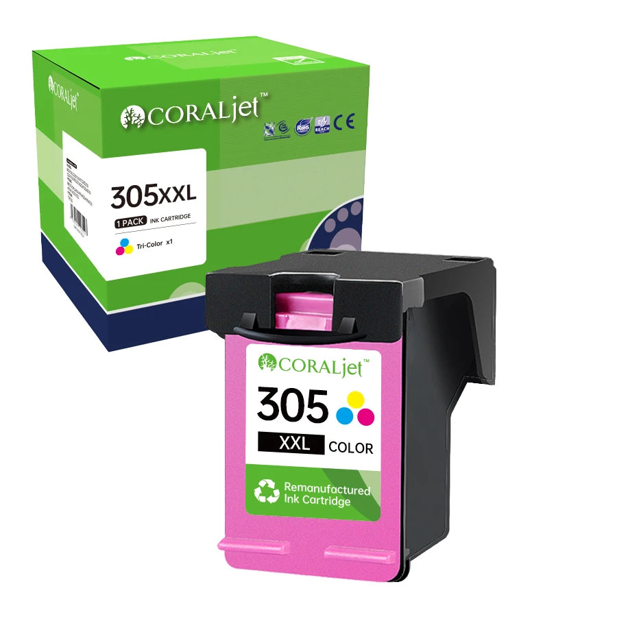 Coraljet 305XL Kompatibel Schwarz - XL Kapazität Für HP