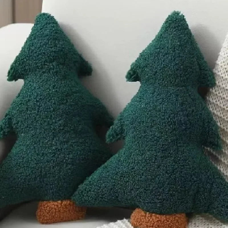 1pc Christmas Tree Pillow Cushion Pillow PP cotton Christmas Tree Pillow Ornament home Decoration Christmas gift 30x25cm