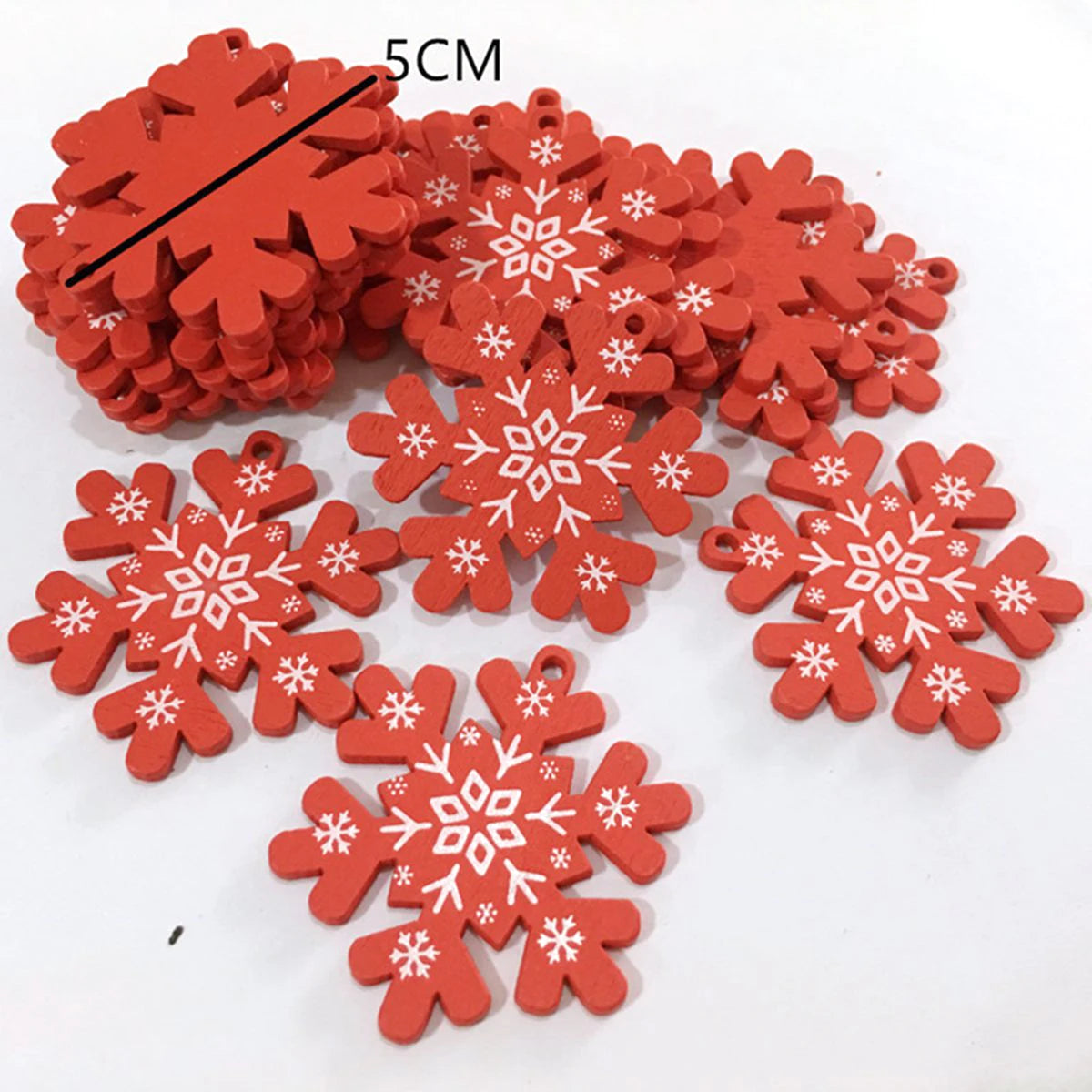 HighConcerned Mini Holzdeko - Unbehandeltes Holz, 4x5 cm, 10 Stück