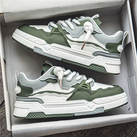 New Shoes Men Spring Male Sneakers Sports Korean Fashion Skateboard Chunky Sole Casual Men's Sneakers Running Brethable Trainers