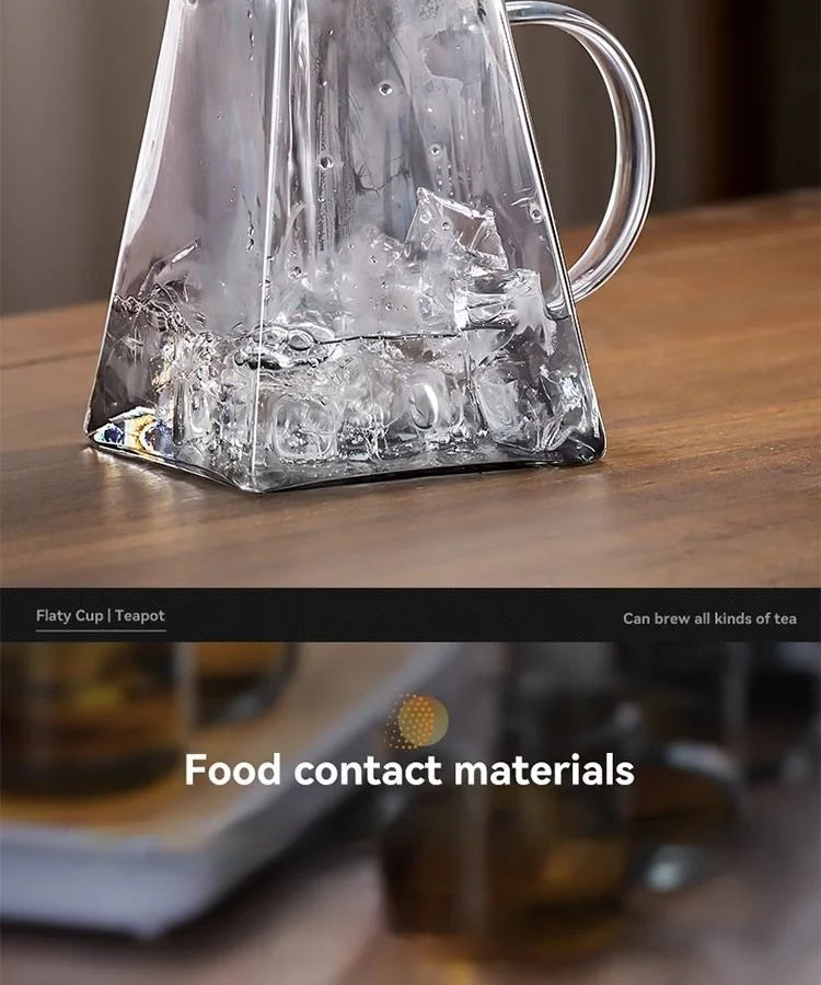 GIANXI Glass Teapot And Pot Household Tea Set Teapot Heat-resistant Tea Water Separation Filter Flower Teapot Glass Teapot