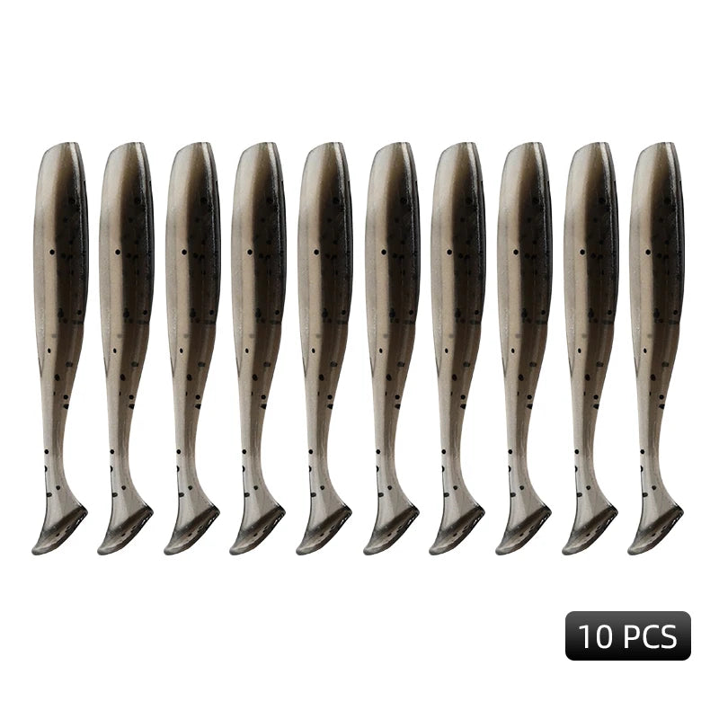 MEREDITH Easy Shiner Angelköder 50mm 65mm 75mm 100mm Wobbler Karpfen Angeln Weiche Köder Silikon Künstlich Plastik Köder