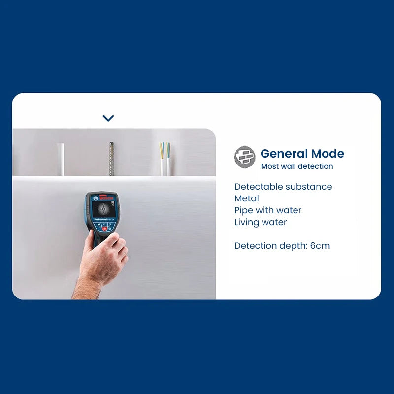 Scaner de perete 2025: Detector de perete Bosch Professional - Scaner digital pentru cabluri sub tensiune
