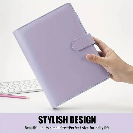 Macaron Color A5 Notizbuch 2025 - 6 Ringe Binder Planner Magnetic Buckle Schule