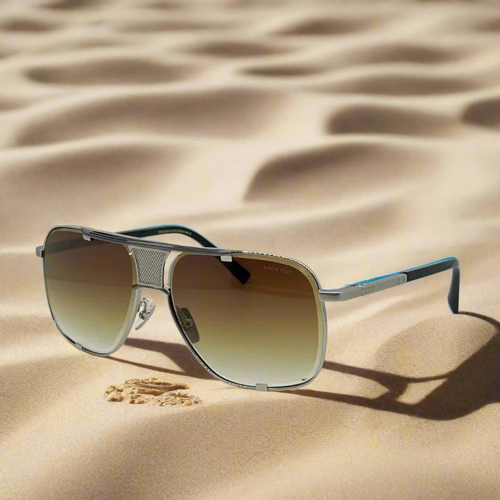 Mach five high quality titanium fashionable sunglasses