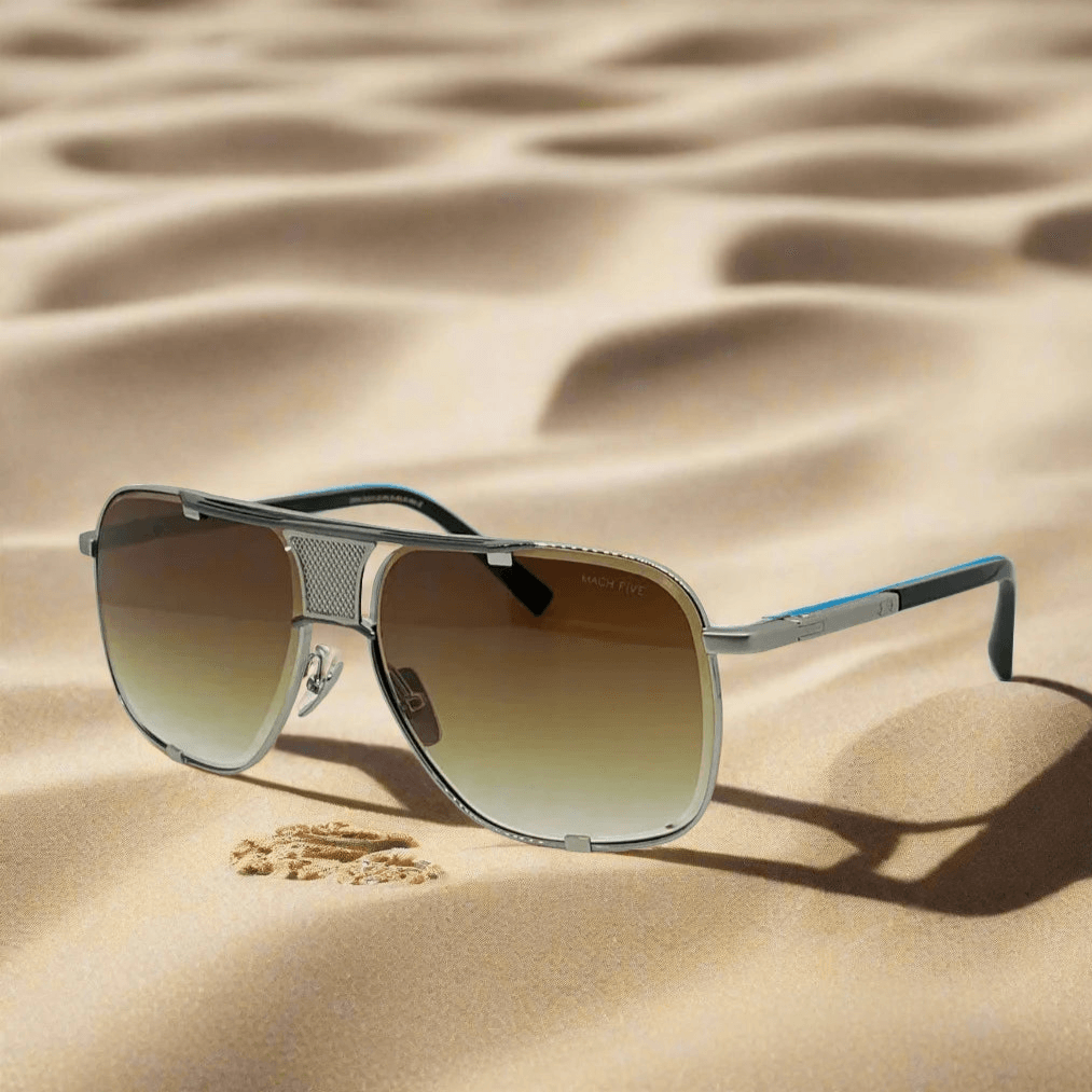Mach five high quality titanium fashionable sunglasses
