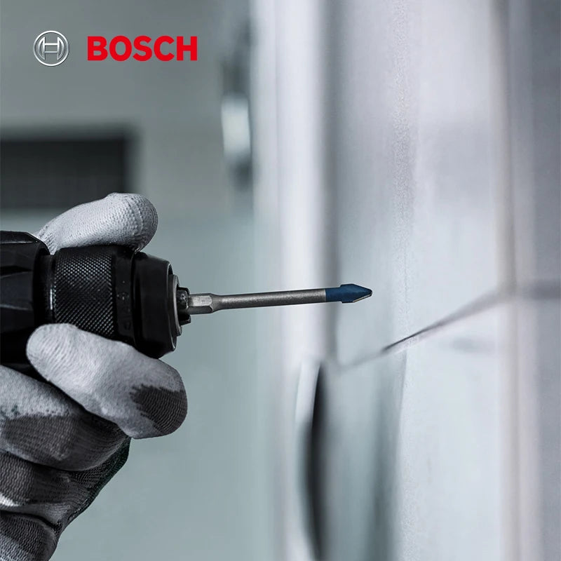 Bosch Drill Bit Expert Series HEX-9 5/6/8mm Hard Ceramic Drill Bits for Electric Drill Screwdrivers of 3-Claw and 1/4" Hex Chuck