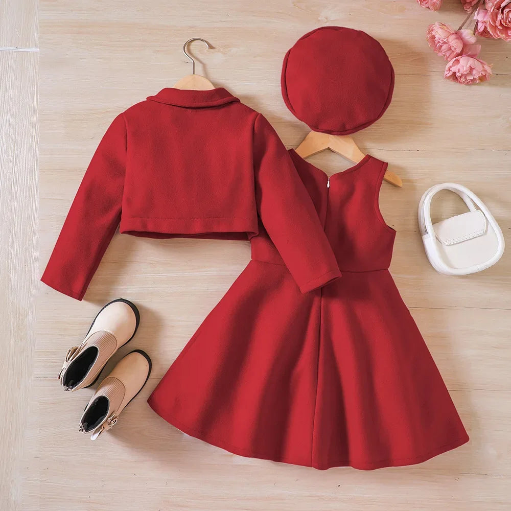 Melario AM4373 3-Teiliges Winteroutfit - Größe 4-6Y, Set