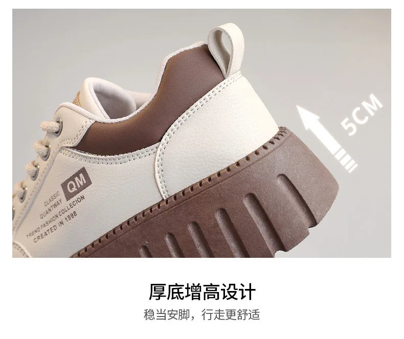 CEENIU TG00352 Plateau Sneaker Komfort - 5cm Absatz, PU
