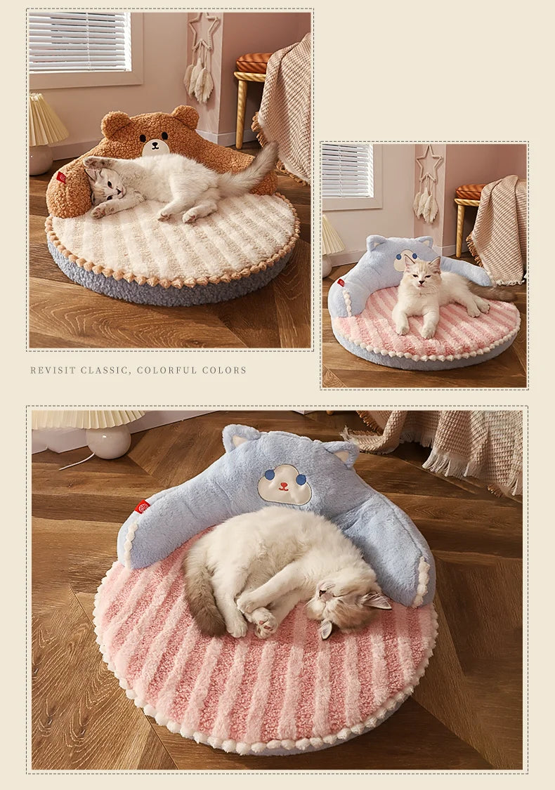Dog Bed Padded Cushion for Small Big Dogs Sleeping Beds and Houses for Cats Super Soft Durable Mattress Removable Pet Mat