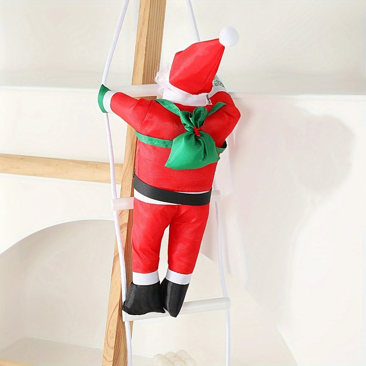 Choice Weihnachtsmann Kletterleiter Anhänger - Größe 5 cm Kunststoff