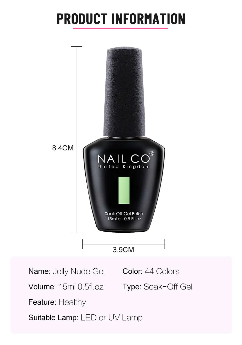 NailCO Gel Nail Polish Nail Art Translucent Vernis Semi Permanent UV LED Lamp Gel Manicure for Gel Polish Nail Glue Productos