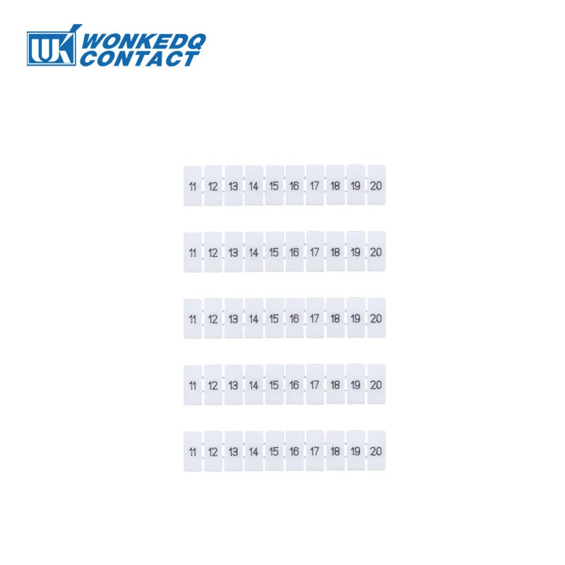 10Pcs ZB5 Label für PT2.5 ST2.5 UKK3 Standard