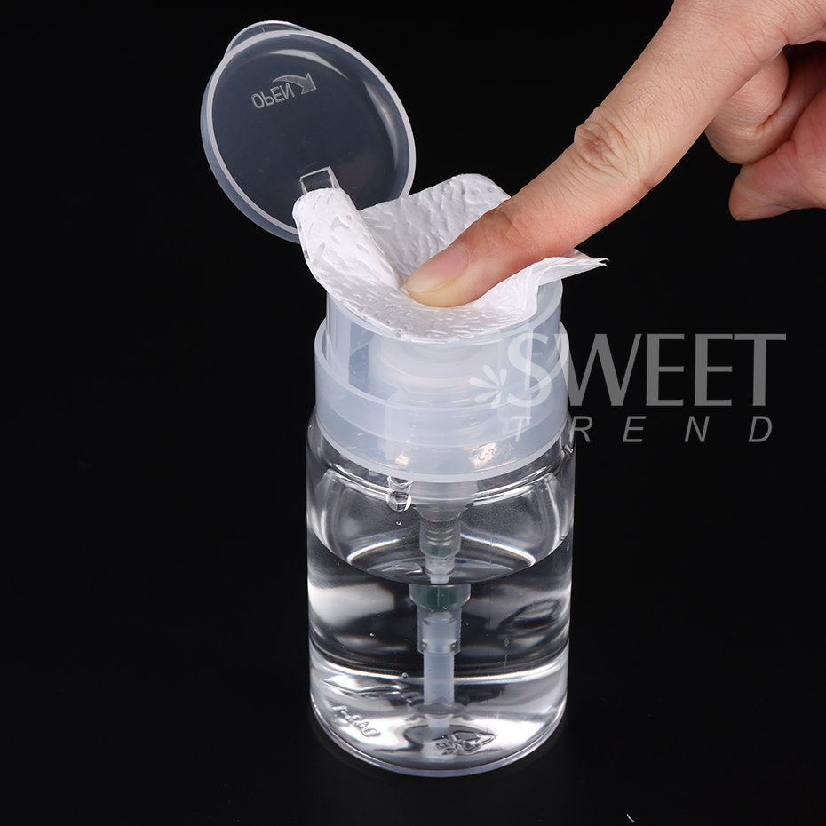 SWEET TREND Pressflasche Nachfüllbar - 100ml Klar Plastik