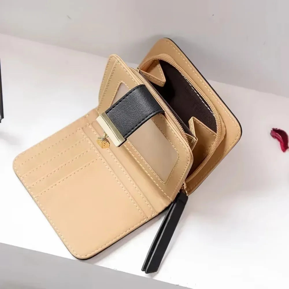 Luxus Frauen Geldbörse Leder Portemonnaie Kurz Reißverschluss Clutch Tasche Klein Ausgehöhlt Blätter Design Mode Marke Geldbörsen