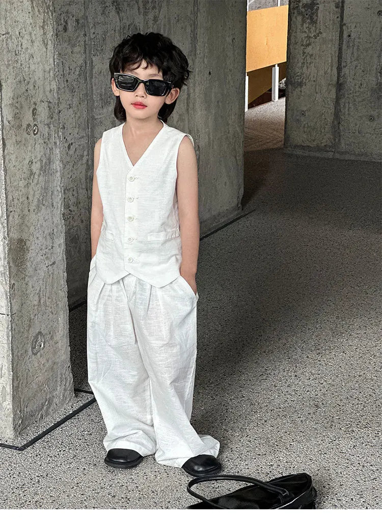 Kinder-Eleganz-Set 2025: Weiße Boutique-Kollektion - Premium Formal Wear