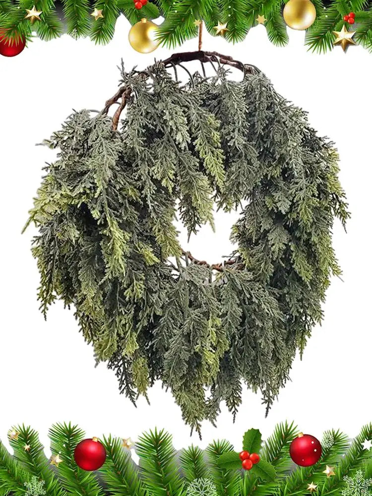 180 cm künstliche Weihnachtsgirlande aus Zedernholz, grüne Dekoration für Kamin, Treppen, Fenster, Tür, Urlaub, Party, Zuhause, Festival, Dekoration