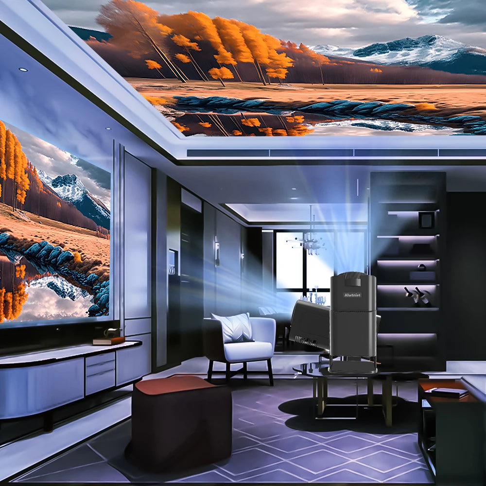 Proiector Magcubic Android 11 390ANSI HY320, 4K Nativ, 1080P, Wifi Dual 6, BT5.0, Cinema, Proiector Portabil pentru Exterior, Actualizat HY300