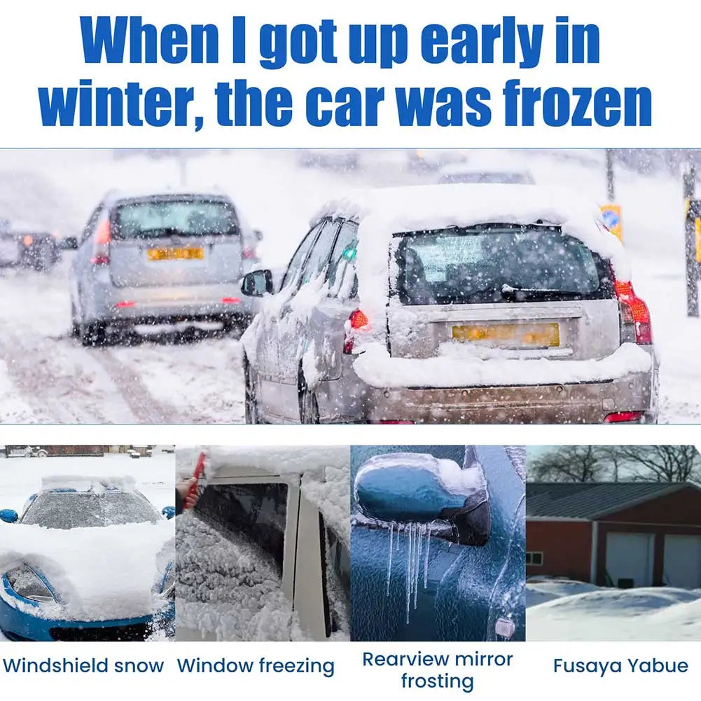 Frost-Away Defroster Spray Multifunctional Safe Ice Melting Agents Spray For Car Window