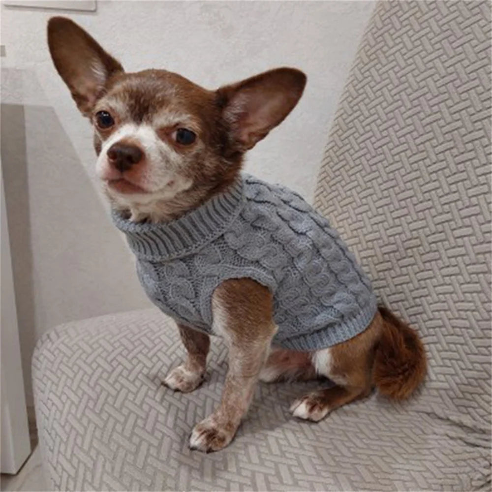 XLeiPet Classic Hundepullover Warm - Knit XS/S/M für Chihuahua