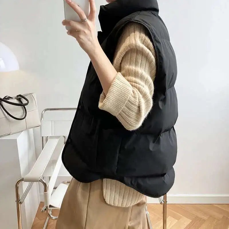 Sheng palae Mode Baumwolle Weste - Ärmellos M Baumwolle