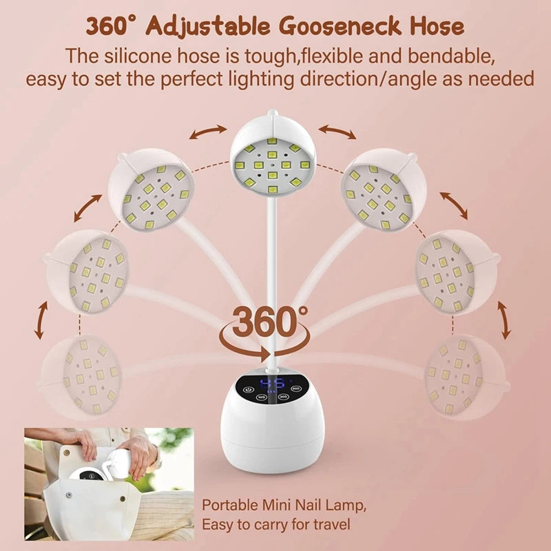 AA20 UV Lampe Kabellos 36W Mini Gel Nägel - 4 Timer