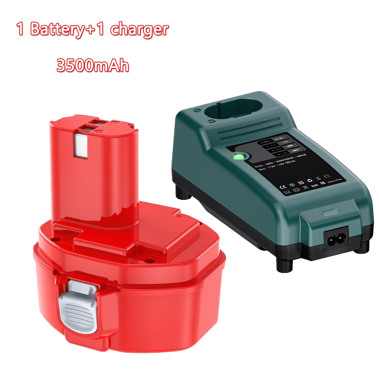 Rechargeable Batterie For Makita 14.4V Battery 3500mAh/4000mAh Ni-MH Battery PA14 1422 1433 1420 192600-1 6281D 6280D 6337D